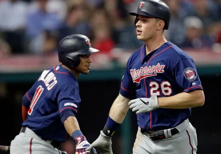 Twins Indians Baseball, Cleveland, USA - 06 Jun 2019