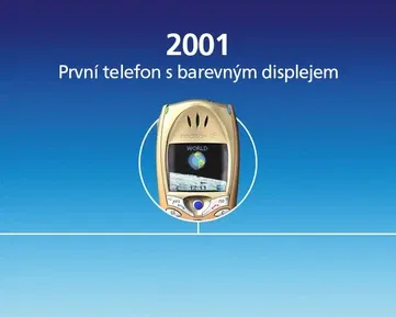 Cesta do pravěku. První telefon s barevným displejem