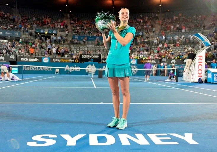 Kvitová a oblíbené Sydney: Pět startů, jeden titul a další dvě účasti v semifinále