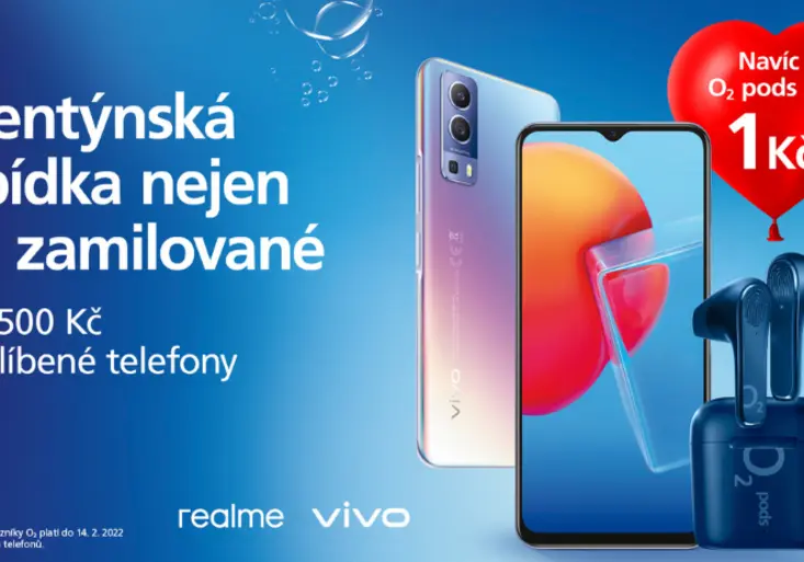 Valentýn ve znamení speciálních akcí: ceny padají u telefonů vivo, realme a iPhone. K Samsungu dostanete hodinky 