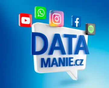 Nejoblíbenější předplacenka je tady: Datamanie se 100 GB dat