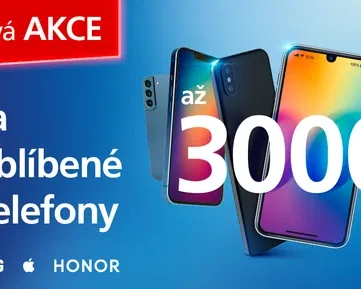 Lednové slevy až 3 000 Kč na vybrané telefony. Pořiďte si nový iPhone nebo Samsung 