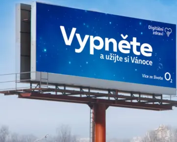 Více jmelí, žádné maily: O2 Digitální zdraví přináší vánoční mód. Vypněte a užijte si svátky po svém