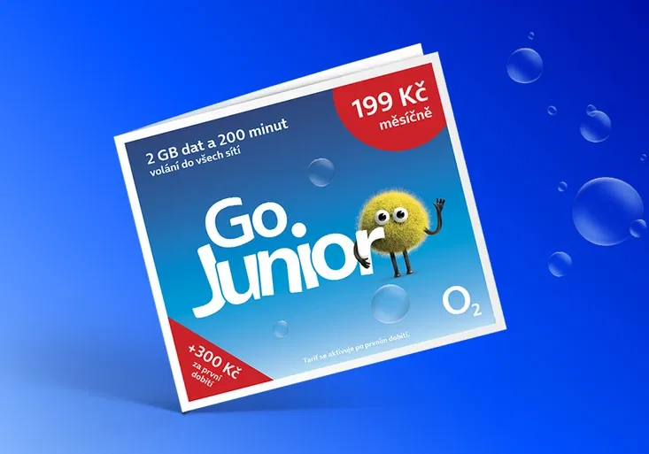 Go Junior: nová předplacená karta, kterou si oblíbí děti a ocení rodiče