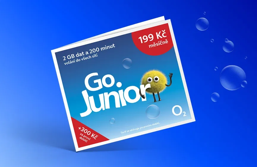 Go Junior: nová předplacená karta, kterou si oblíbí děti a ocení rodiče