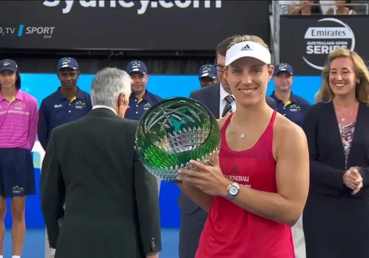 Turnaj v Sydney ovládla Kerber! Za rok 2018 má úžasnou bilanci! V Hobartu si z hráček dělalo počasí legraci