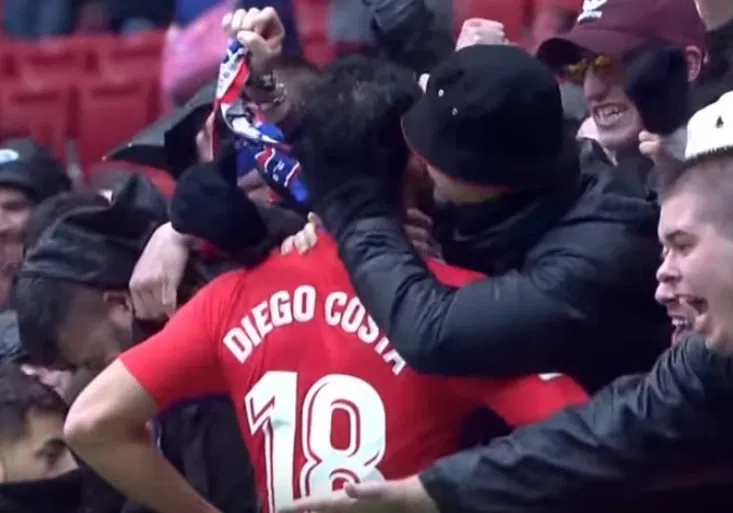 Diego Costa neuhlídal emoce! Za co byl vyloučen při svém návratu do La Ligy?