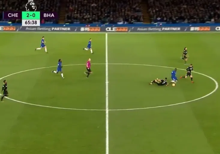 Smrtící brejk bez gólové tečky. Hazard a Kanté perfektní akcí rozebrali Brighton!