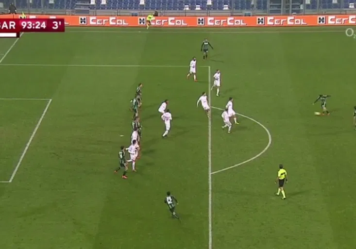 Coppa Italia: Sassuolo slaví postup díky úžasné trefě last minute