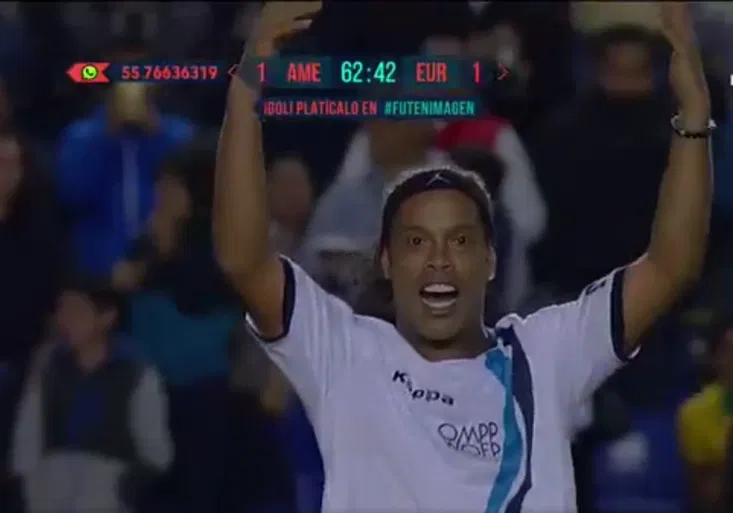 Ronaldinho stále válí! Jaký gól a přihrávku vykouzlila legenda?