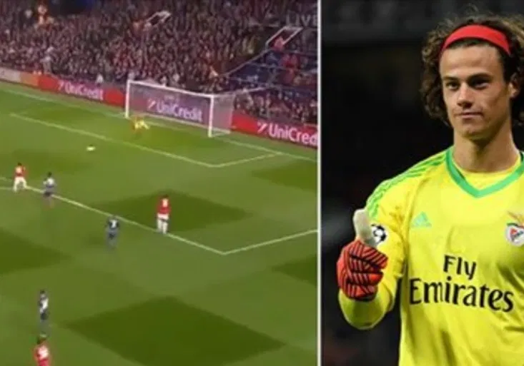 Z hrdiny smolařem! Mladému brankáři Benfiky se proti United přihodila další bizarnost