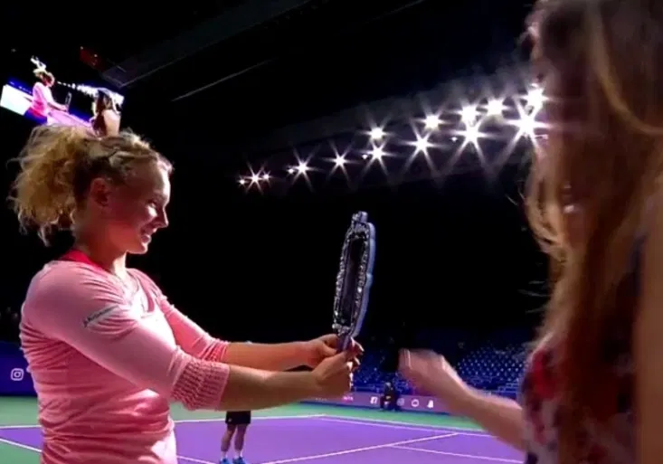 Demolice soupeřky a vítězné selfie. Siniaková vstoupila úžasně do turnaje v Moskvě