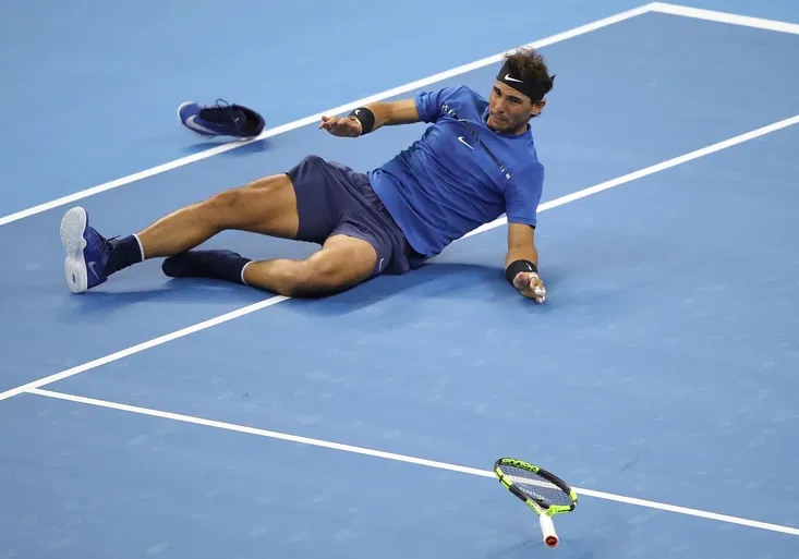 Kuriózní nehoda světové jedničky! Jak Rafael Nadal přišel o botu během výměny?