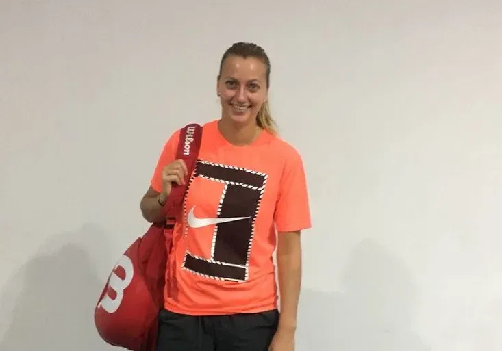 Kvitová jako "hastroš" pobavila na síti! Bude hrát ve vypůjčeném oblečení i první kolo?