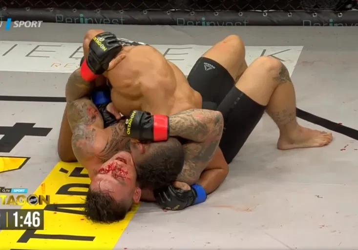 Bestie Gábor na kolenou! Podívejte se, jak Francouz Sayah rozpáral Borárose!