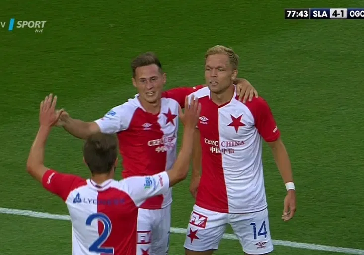 Slavia v generálce rozprášila Nice. Po změně stran nasázela čtyři góly!