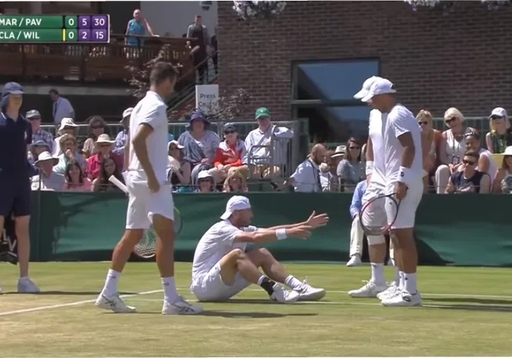 Tenista to schytal do rozkroku. Jakou hláškou pak všechny odrovnal?