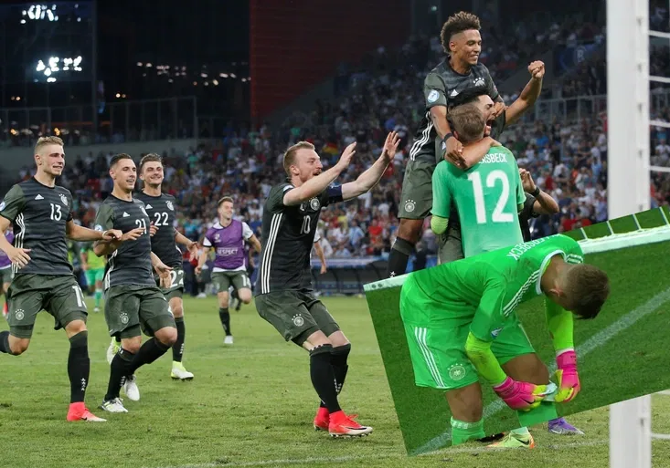 Bláznivé penalty na malém Euru: Gólman Německa vytasil na soupeře tahák!