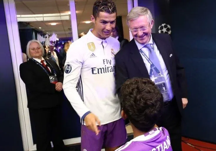Ronaldo a Sir Alex Ferguson! Copak si legenda špitala s hvězdou finále Ligy mistrů?