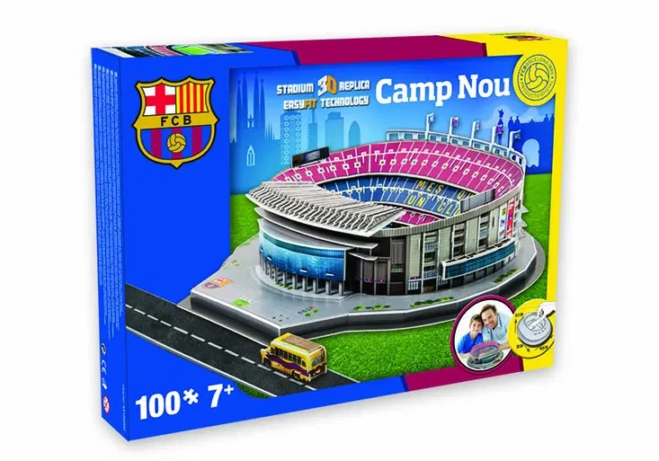 Výsledky soutěže s Ligou mistrů o model barcelonského Camp Nou