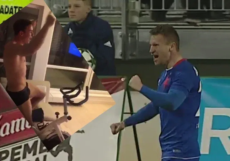 Slávista Mešanovič geniální patičkou rozlouskl drama v Karviné! Jeho gól slavil i spoluhráč „naháč“!