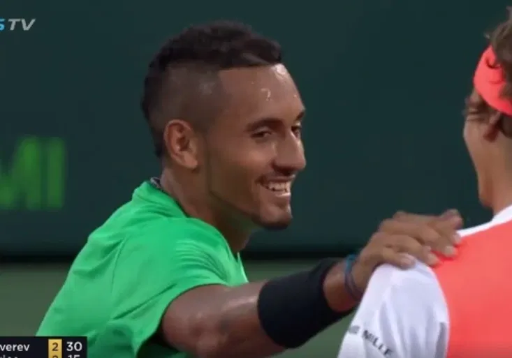 Tenisová show roku! Vysmátý Kyrgios utěšoval zoufalého soupeře!