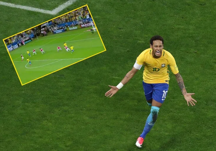 Úžasný Neymar! Sólem přes půl hřiště poslal Brazílii na MS! Jak kontroverzně slavil u praporku?
