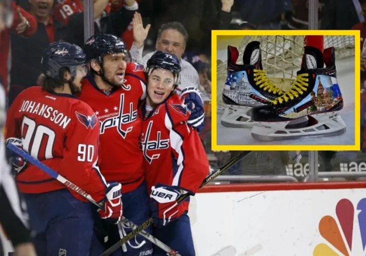 Úchvatné! Podívejte se na Ovečkinovy netradiční brusle! Proč je nechal pomalovat?