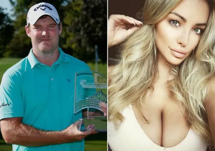 FOTO: Nejkrásnější nosič holí? Golfista požádal tuto sexy prsatici a ona řekla ANO!