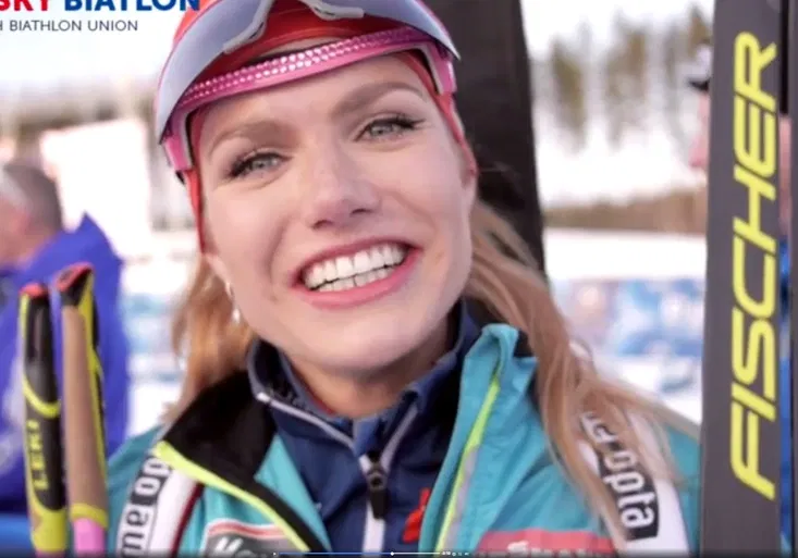 Poetická Gábina! Neuvěříte, co si Koukalová recitovala při stíhačce ve Finsku!