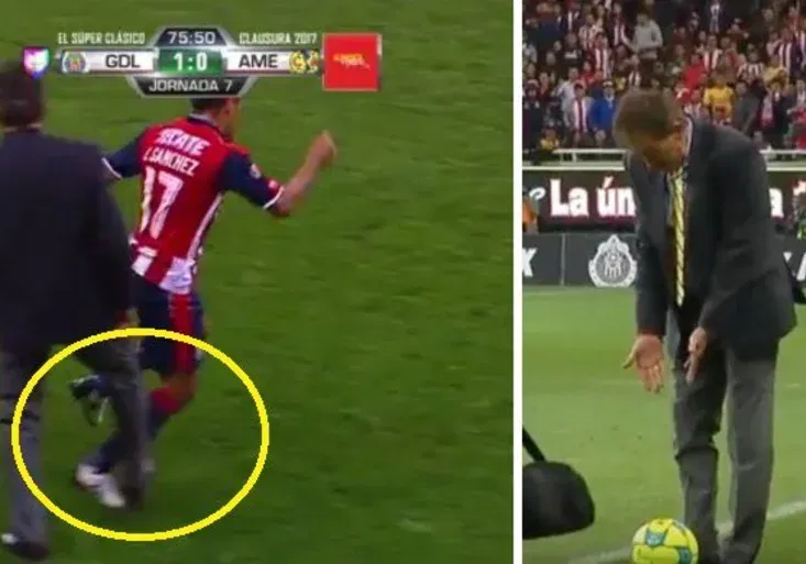 Černá magie z Mexika! Pověrčivý trenér porušil rituál, pak fauloval hráče a musel na tribunu!