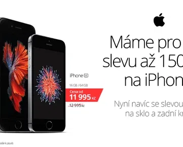 iPhone opět výhodněji a s originálním příslušenstvím k tomu