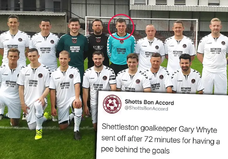 Nejkurióznější vyloučení v historii fotbalu. Neuhodnete, za co brankář dostal červenou!