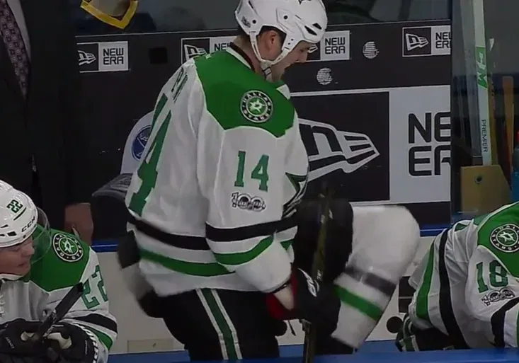 To je dřevorubec! Hokejista Dallasu nevídaně ztrestal neposlušné hokejky!