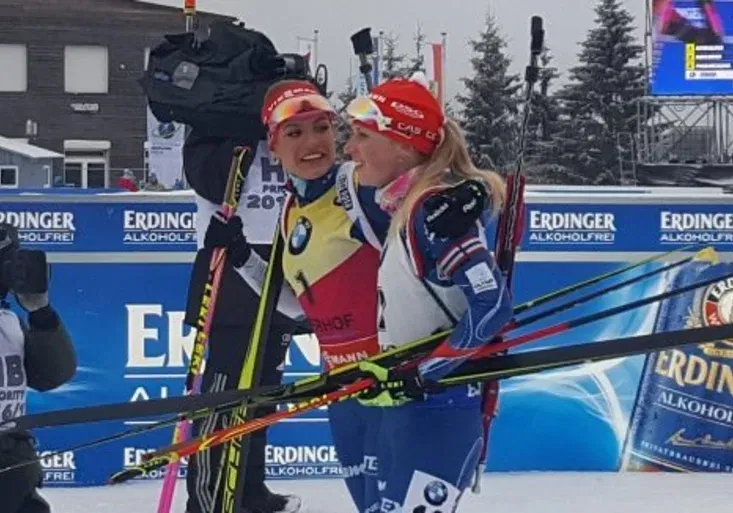 Biatlonová pohádka v Oberhofu! Gabriela Koukalová zlatá, Eva Puskarčíková bronzová