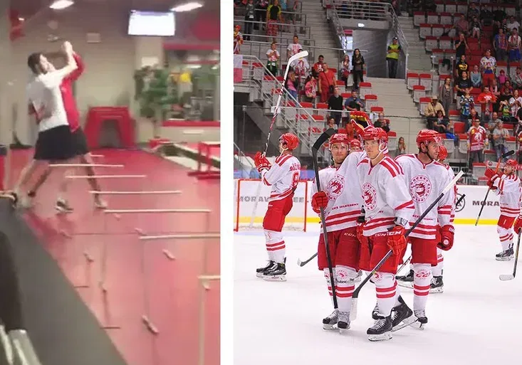Rozvášnění Oceláři: Jakým nevídaným tanečkem přivítali nový rok hokejisté Třince?