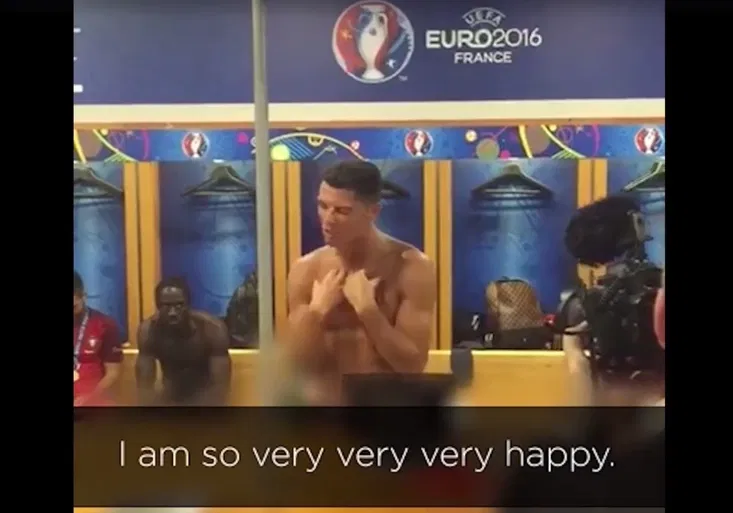 Takhle RONALDA neznáte! Jak svým projevem dojal kabinu po triumfu na Euru?