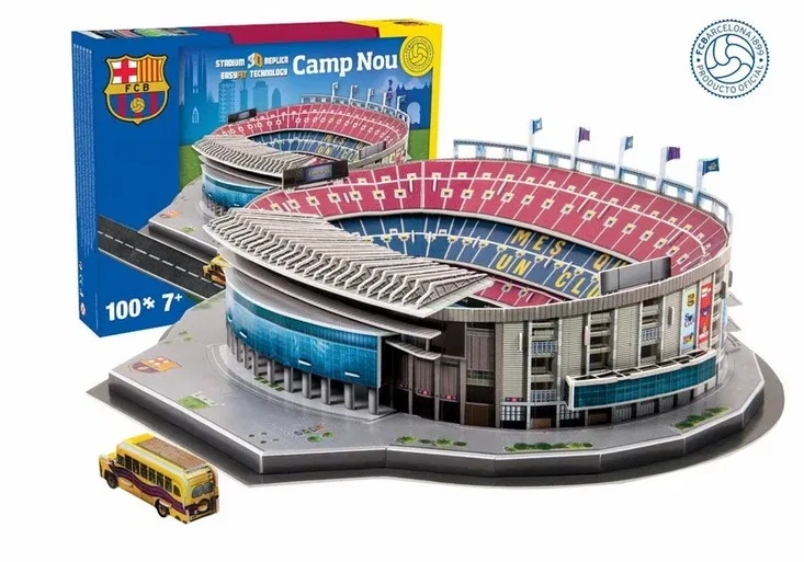 SOUTĚŽ: Vyhrajte model slavného barcelonského stadionu Camp Nou