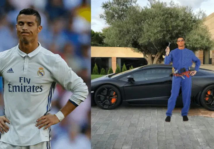 To je kruté! Cristiano Ronaldo pózoval se svým sporťákem. Jak si jej vychutnali vtipálci?
