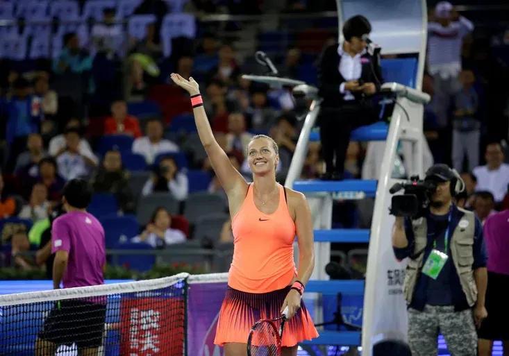 Kvitová zničila Halepovou a je ve finále! Jaký nevídaný trik na ni Rumunka vytáhla?