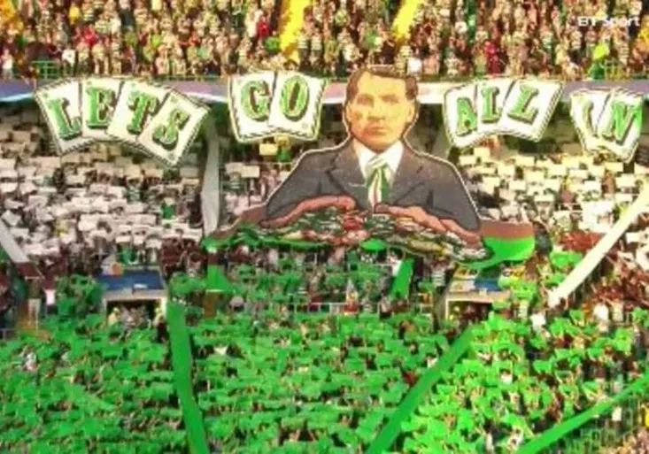 To byl rachot! Fanoušci Celtiku dokonale přehlušili znělku Ligy mistrů