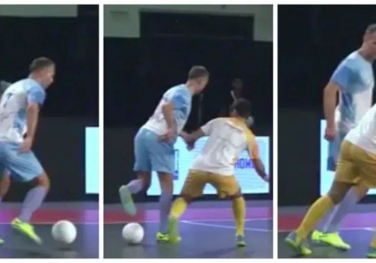Giggs řádí v Premier Futsal League. Jaké triky předvedl ve hvězdně obsazeném zápase?