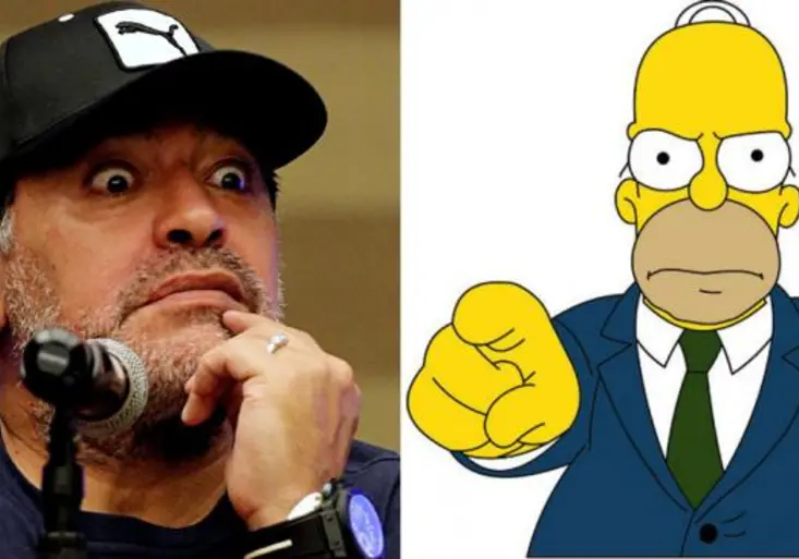 Komický výstup Diega Maradony. Začal se navážet do populárního seriálu!