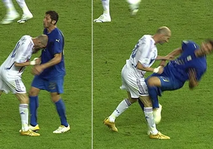 Zidanova hlavička po 10 letech. Materazzi prozradil, čím legendu vyprovokoval