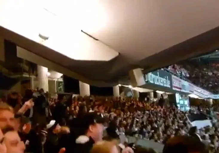 VIDEO: Němečtí fanoušci málem zbořili stadion! Podívejte, jak se třásl!