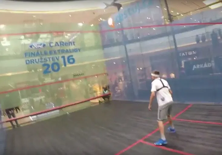 VIDEO: To je jízda! Ochutnejte špičkový squash z pohledu hráče!