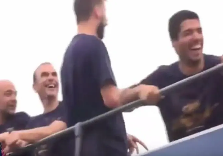 Komik z Barcelony! Jak Piqué předváděl Cristiana Ronalda?