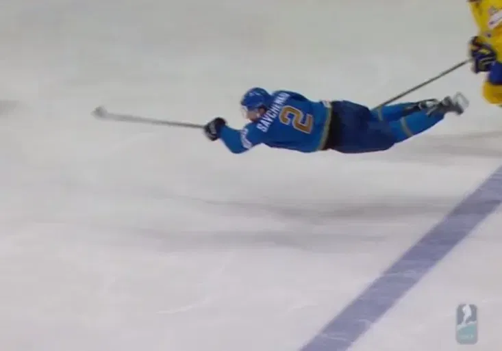 Nejkrásnější gól na MS v hokeji mají na svědomí Kazaši! Jak se trefil létající Savčenko?