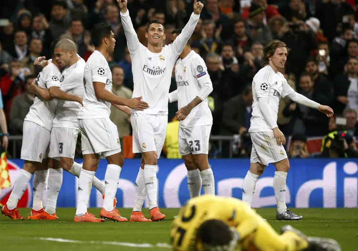 Výhru Realu nad AS Řím režíroval Ronaldo. Wolfsburg slaví historický postup do čtvrtfinále!