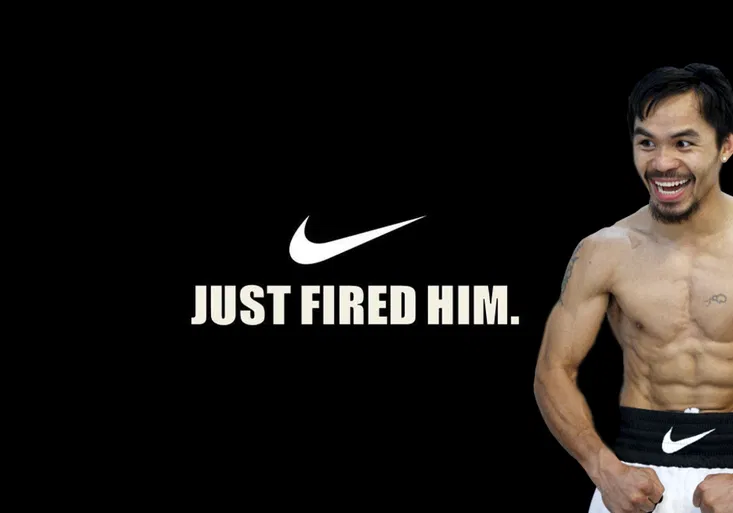 Boxer Pacquiao urazil homosexuály. Jak jej potrestala sportovní firma?